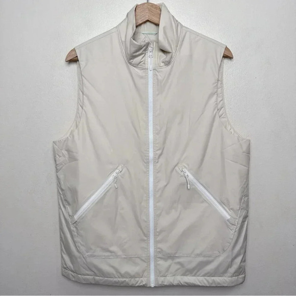 Vallier Mens Small Kallio  Primaloft Vest Running Gillet In Cream - Picture 2 of 14